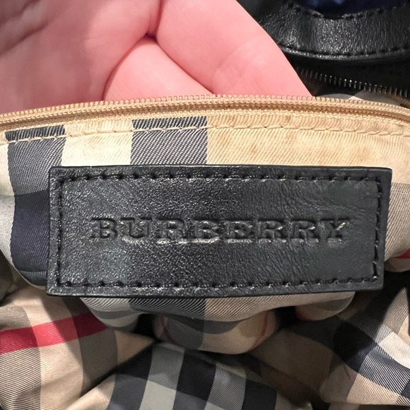 Auth.✅ Burberry Blue Nylon Tote💙 - Picture 9 of 16